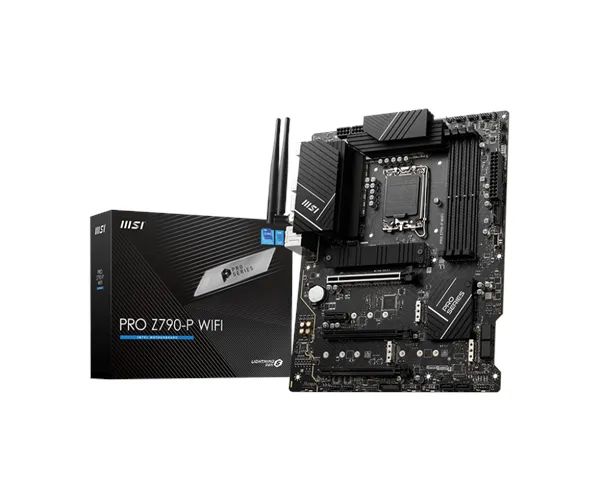 MSI PRO Z790-P WIFI Motherboard - Intel Z790 - Intel LGA1700 socket - DDR5 RAM - ATX
